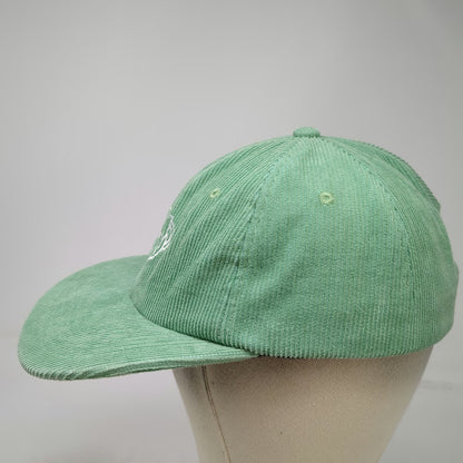 Pine Coffee Supply Baseball Cap Green One Size Corduroy Skull Mug Strapback Hat