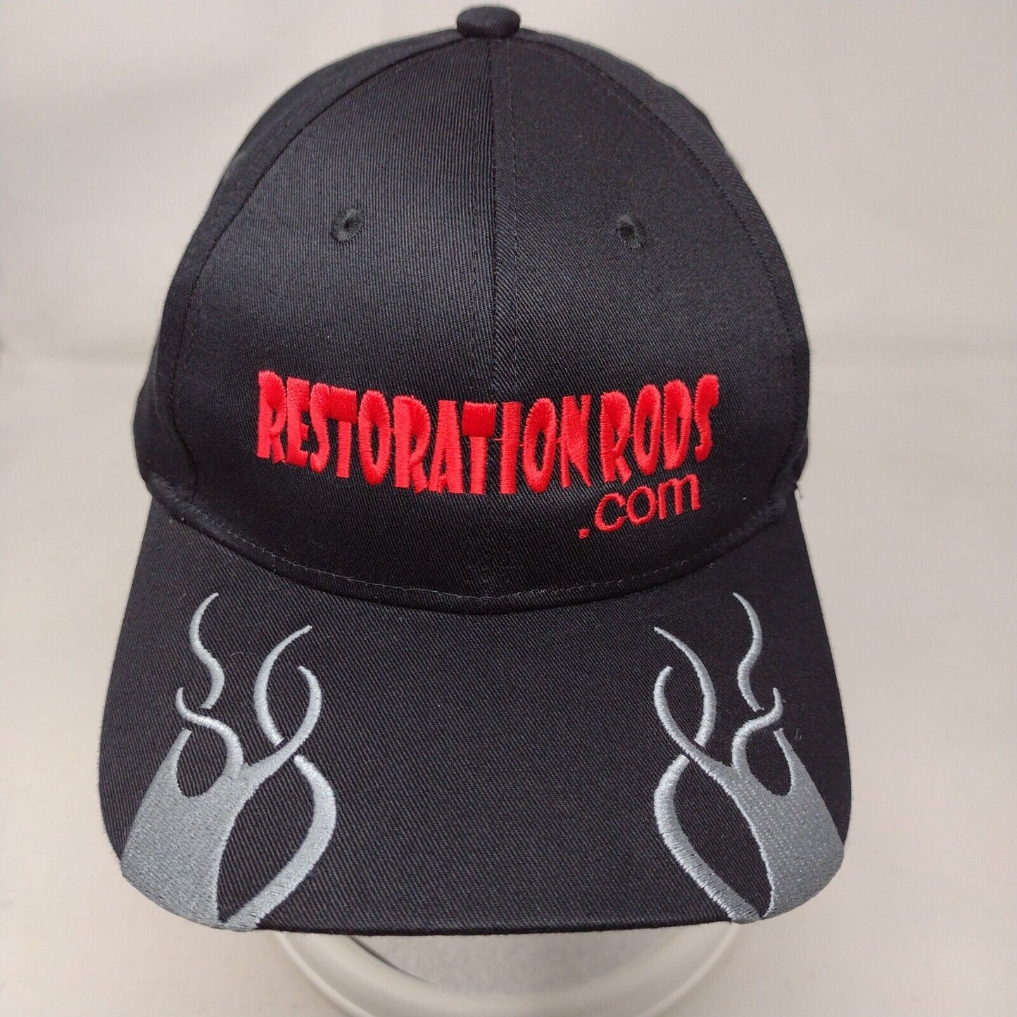Restoration Rods.com Strapback Hat Black OSFA Embroidered 6 Panel