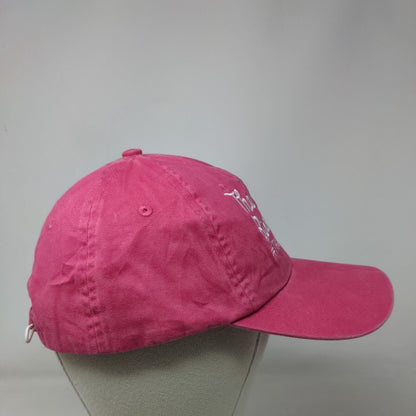 Thanks Birth Control Strapback Hat Pink Ladies Fit Embroidered Ahead