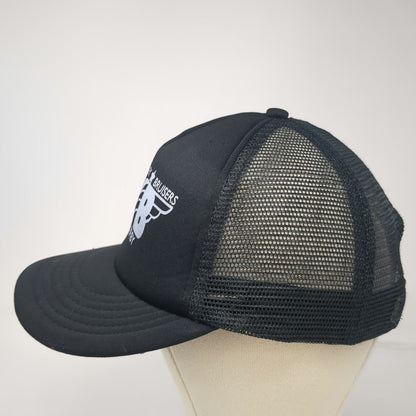 District Trucker Hat Black One Size Portneuf Valley Bruisers Roller Derby PVB