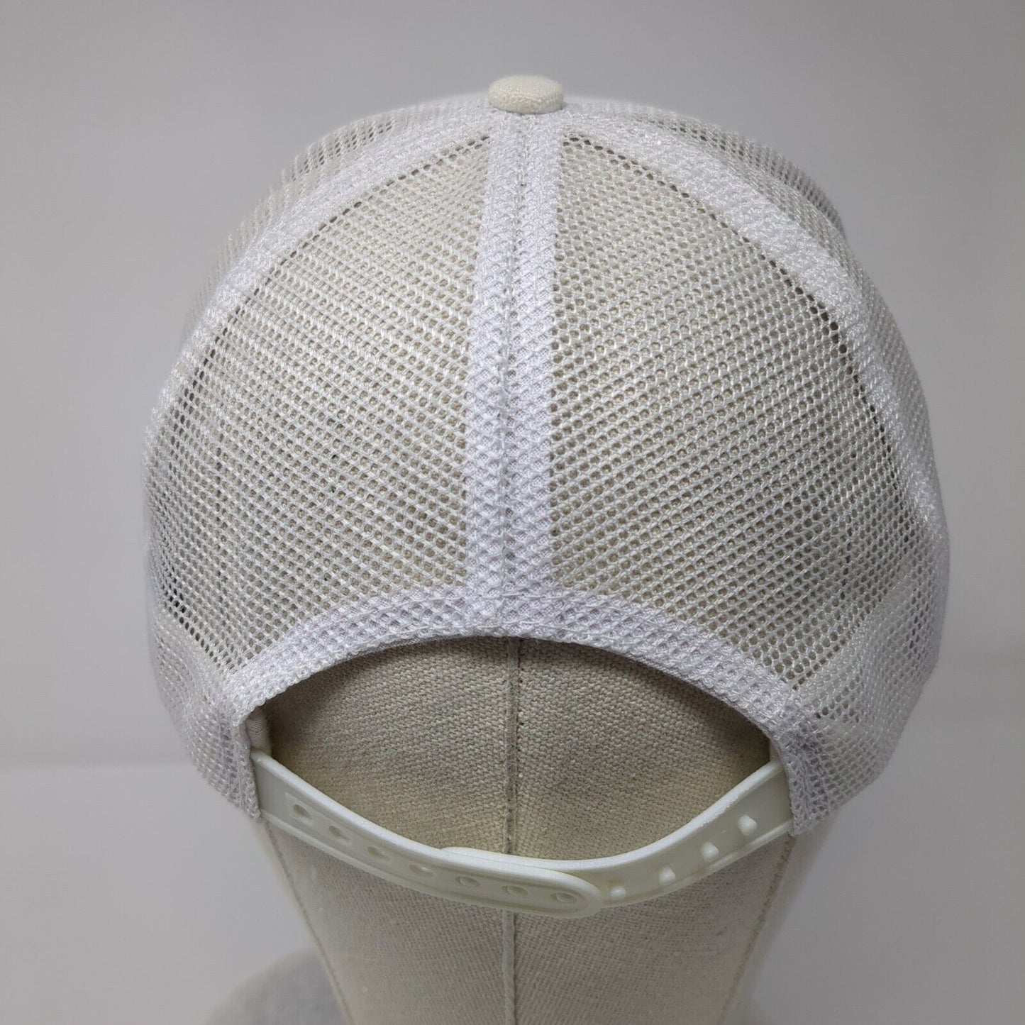 Mickey Mouse Snapback Trucker Hat White OSFA Mesh Back Disney