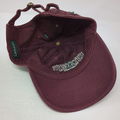 Legacy Baseball Cap Red One Size Kutztown University Grandpa Strapback Hat
