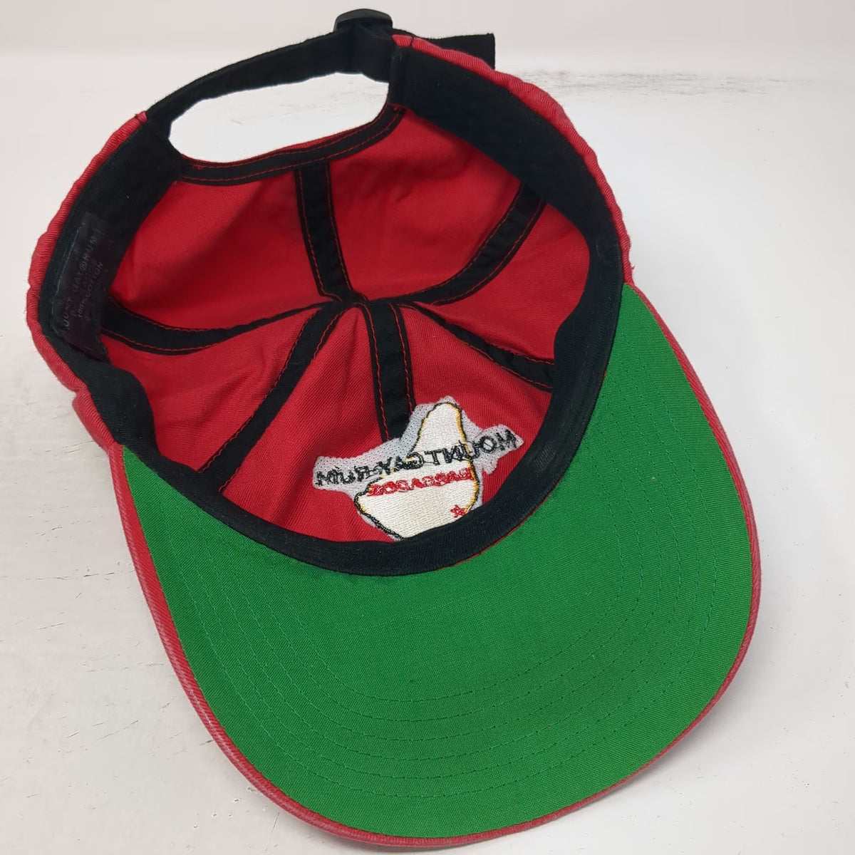Mount Gay Rum Baseball Cap Red One Size Trophee Bailli de Suffren 2009 Green Hat