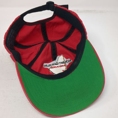 Mount Gay Rum Baseball Cap Red One Size Trophee Bailli de Suffren 2009 Green Hat