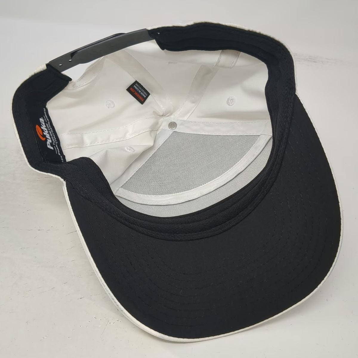 Pukka Snapback White One Size Palm Tree The Plantation Embroidery Polyester hat