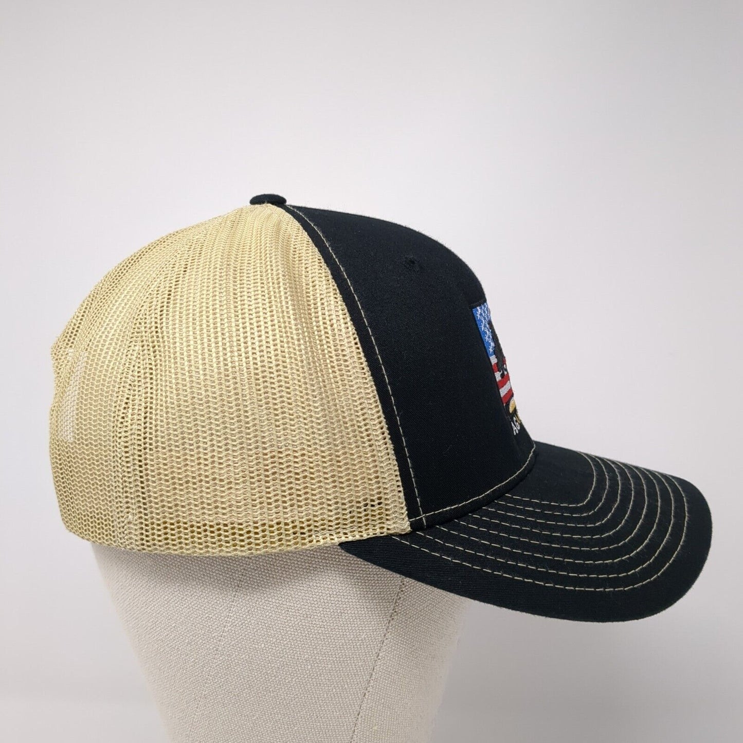 AgAmerica Snapback Trucker Hat Multi One Size Tree USA Flag Richardson