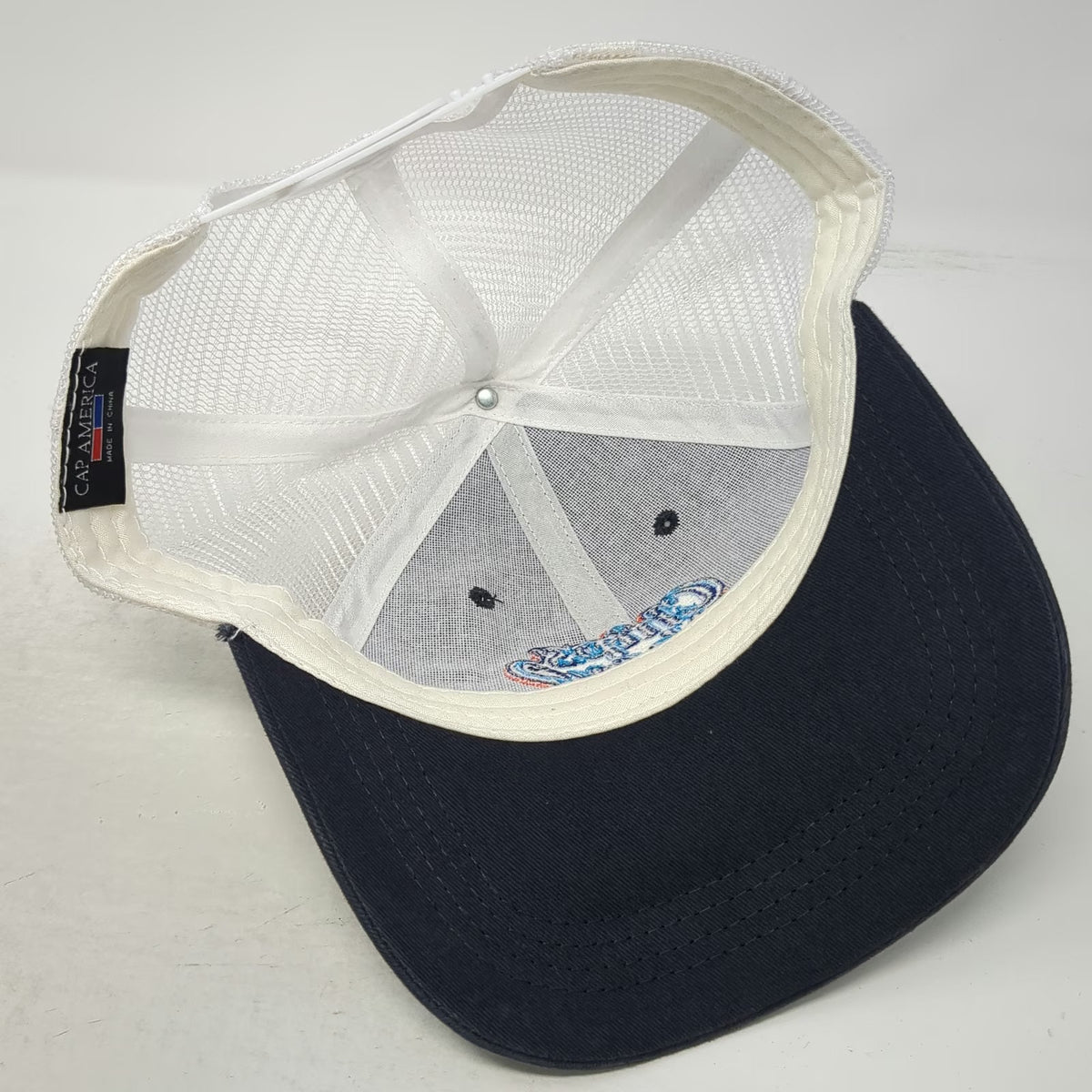 Cap America Chips Ahoy Blue One Size Trucker Hat Mesh Snapback Embroidery Food