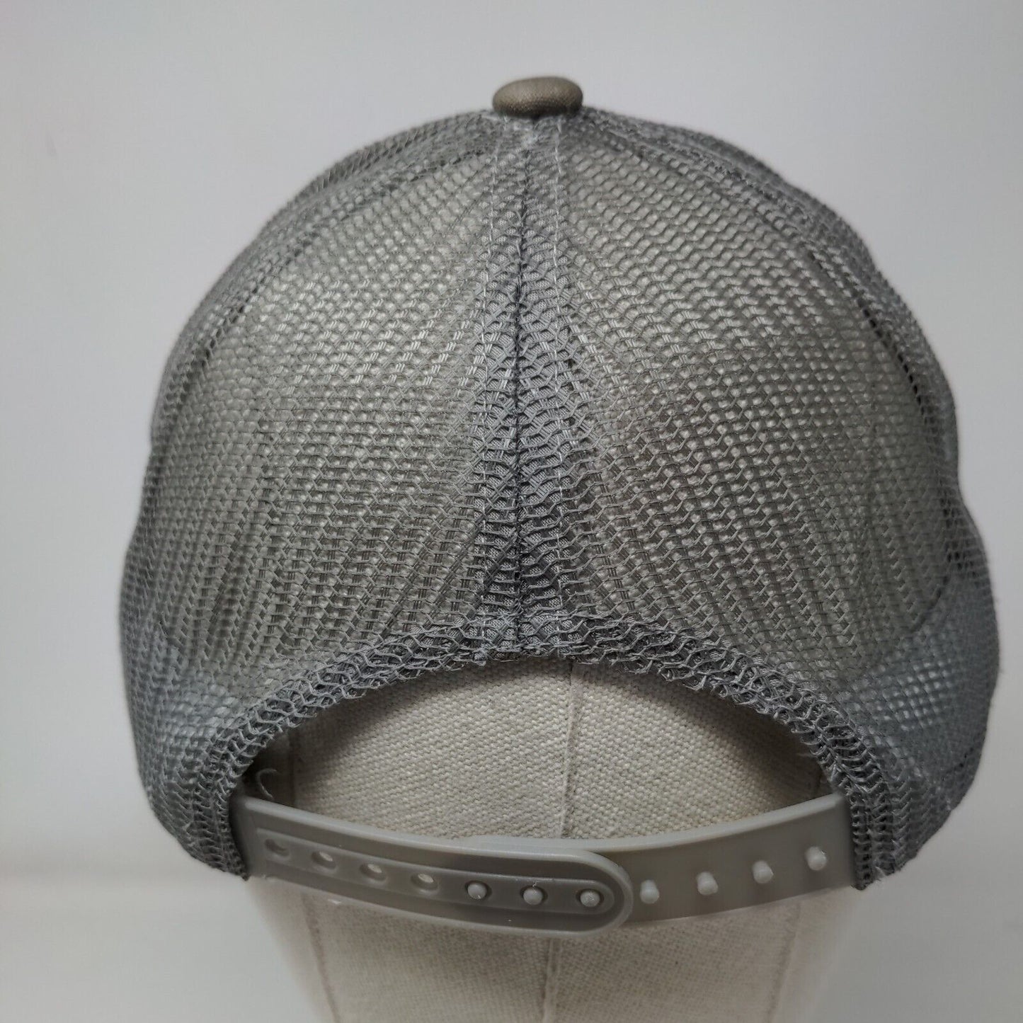 Brixton Snapback Trucker Hat Tan One Size Embroiidered Mesh Back Netplus
