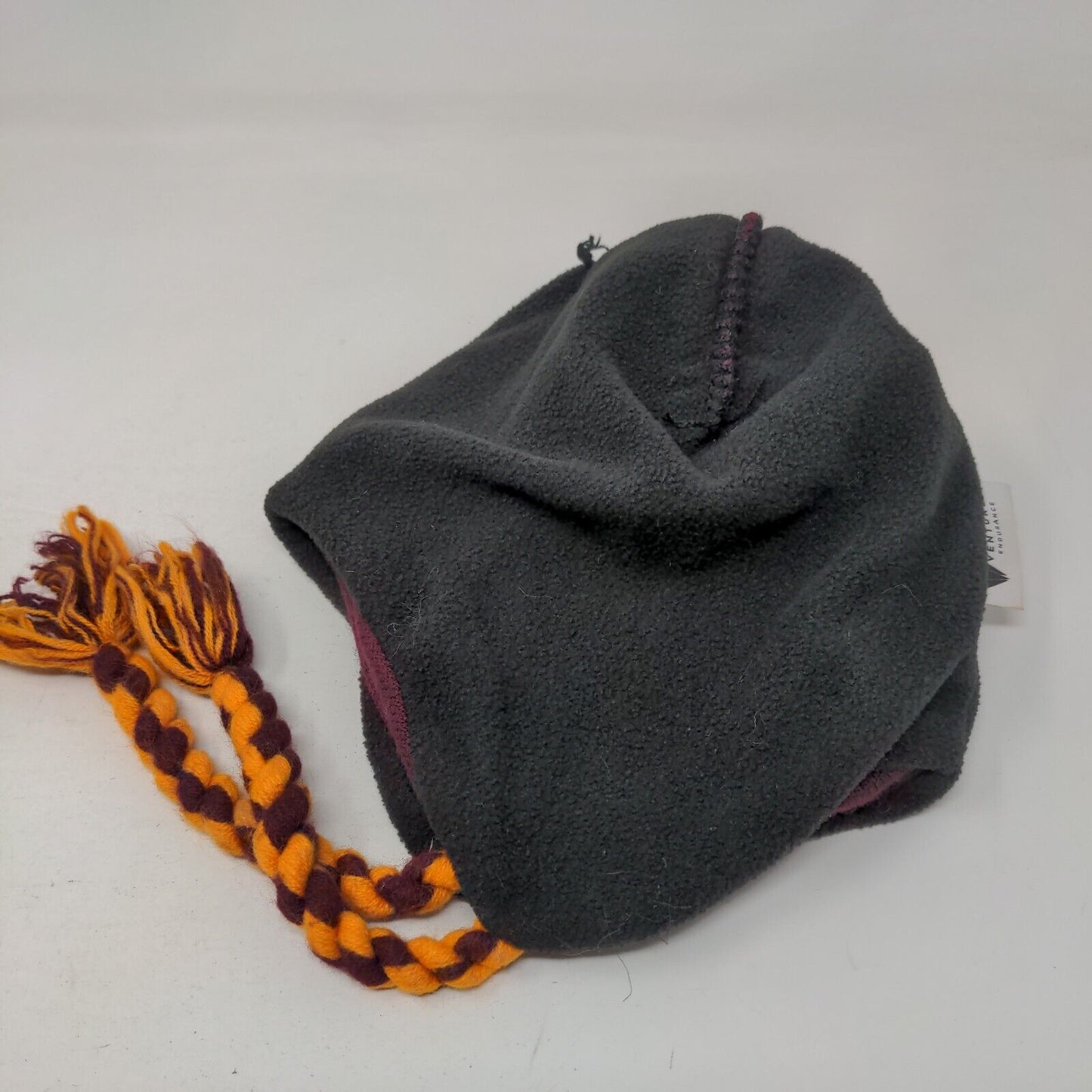 Gobble Gobble Beanie Trapper Hat Red One Size Winter Pom Pom Ear Fap Braided