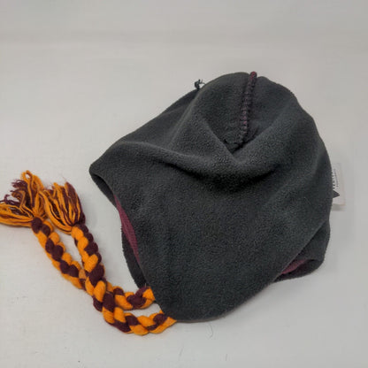 Gobble Gobble Beanie Trapper Hat Red One Size Winter Pom Pom Ear Fap Braided