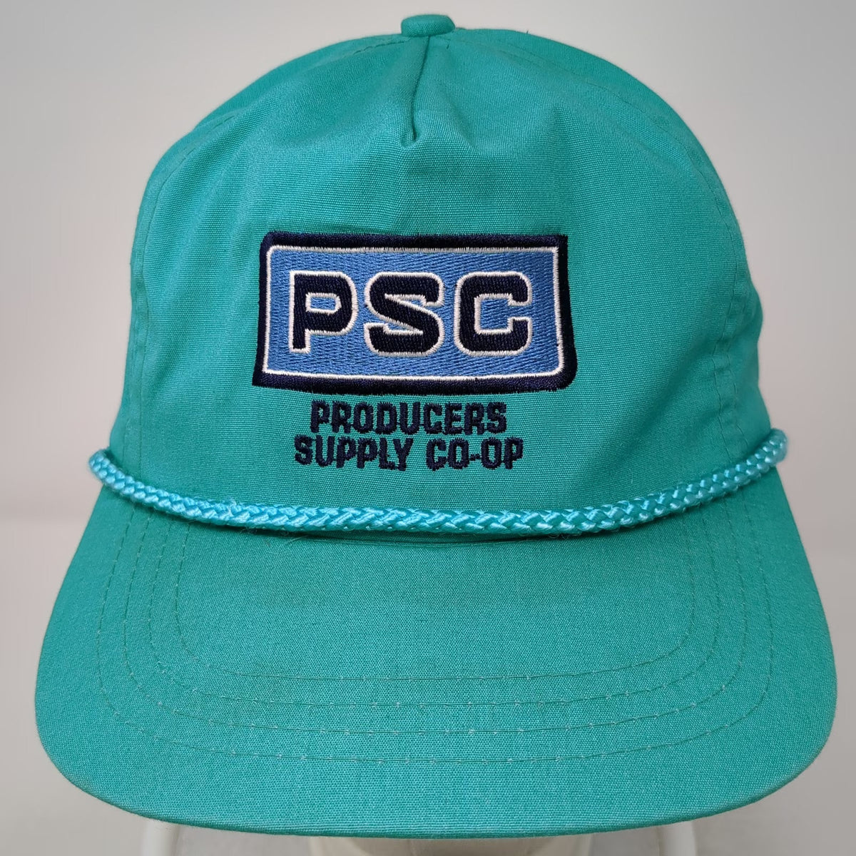 Sportcap 5 Panel Blue One Size Hat Producers Supply Co-Op PSC Rope Strapback