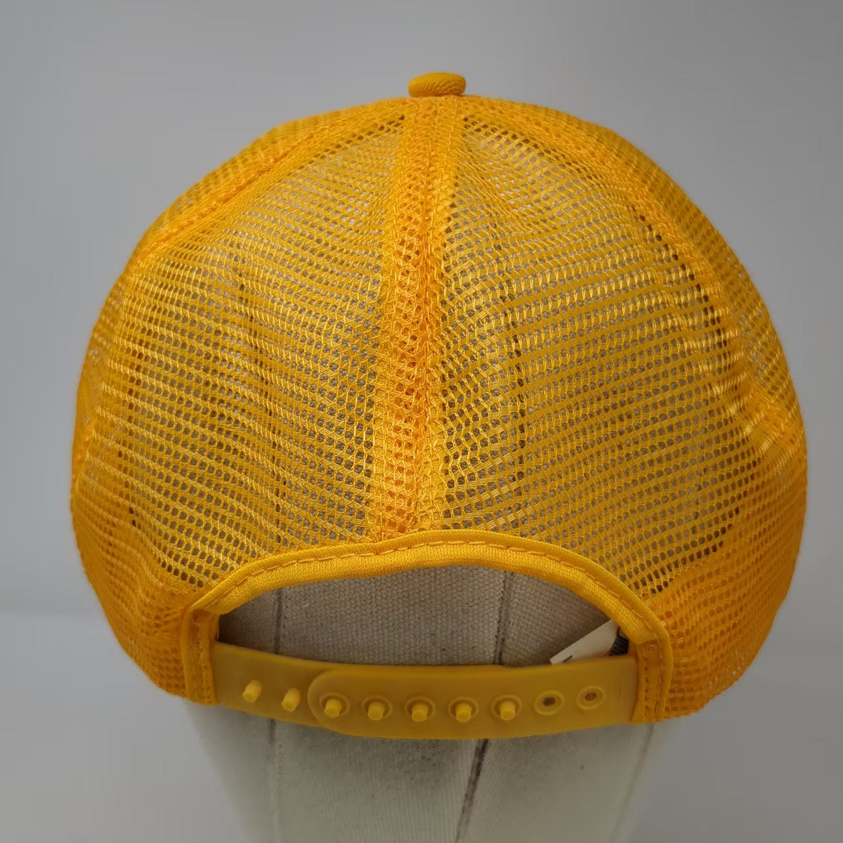Yellow PC Exploration Inc Drilling Trucker Hat Patch OS USA Snapback Vintage