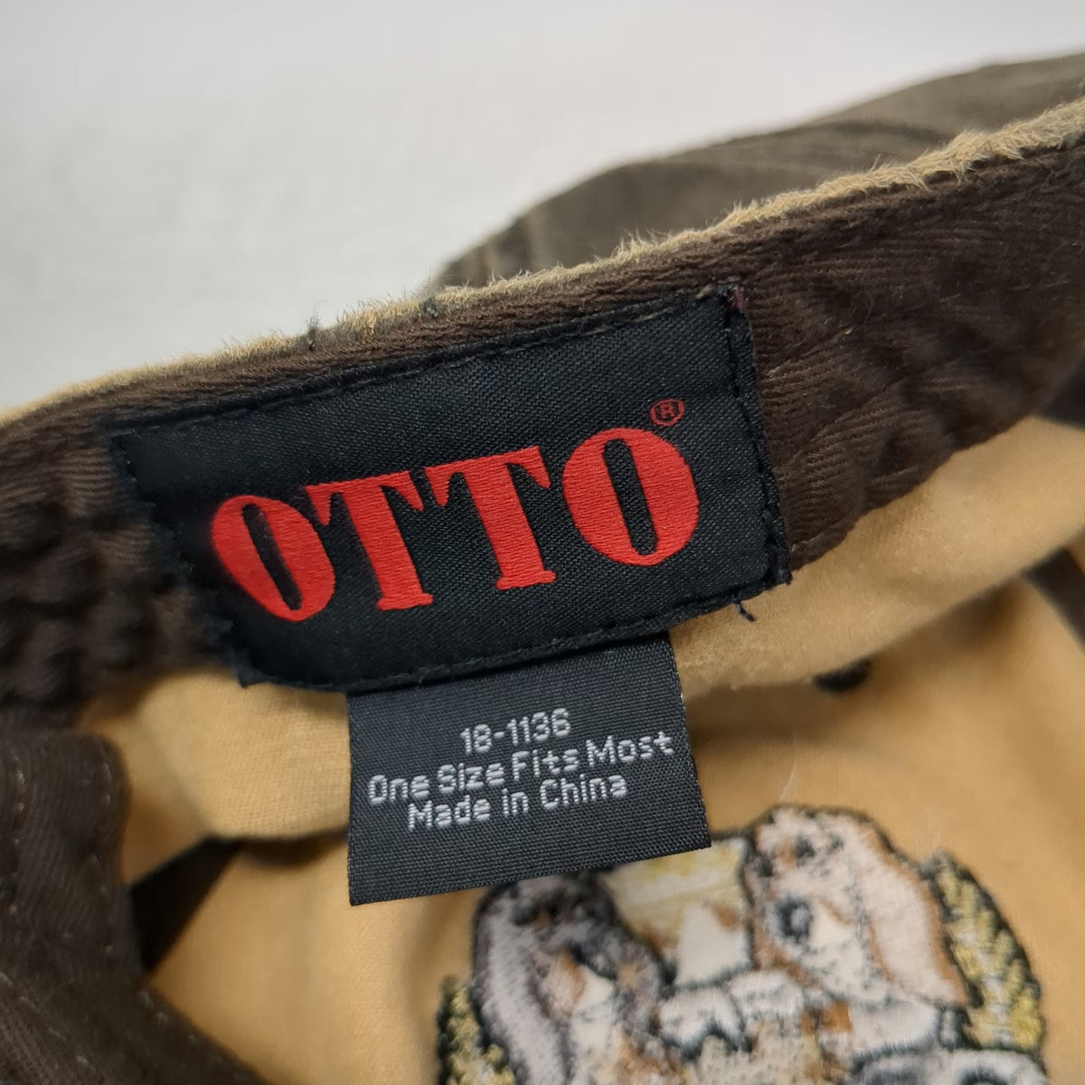 OTTO Baseball Cap Brown One Size 2 Basset Brewery Dogs Montana Strapback Hat