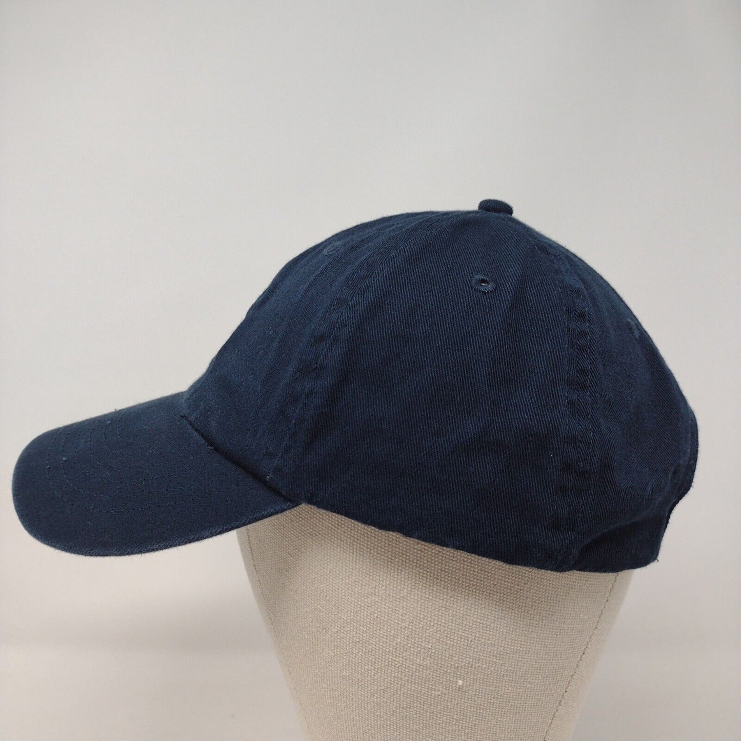French Fries Slideback Hat Blue OSFA Adjustable Embroidered Vented Holes Cotton