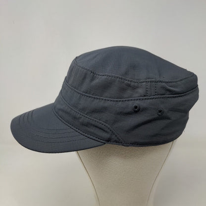 Unbranded Women's Slideback Cadet Cap Hat Gray Adjustable Blank