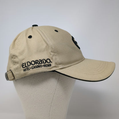 Ahead Eldorado Hotel Casino Reno Baseball Cap Beige One Size Hat Sandwich Brim