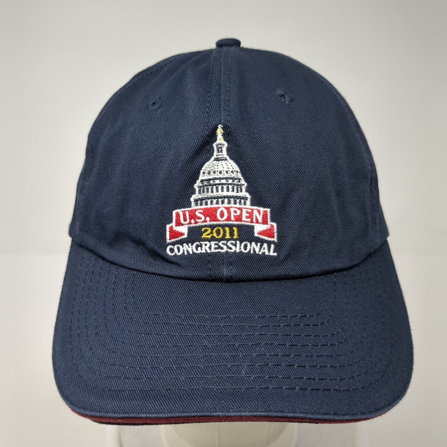 U.S. Open 2011 Congressional Slideback Hat Blue One Size USGA Member
