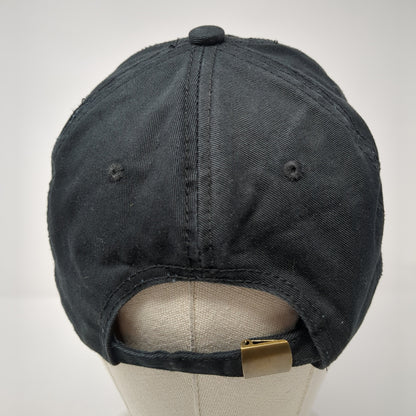 AvoFuel Slideback Hat Black Avocado Bar Adjustable Embroidered Logo