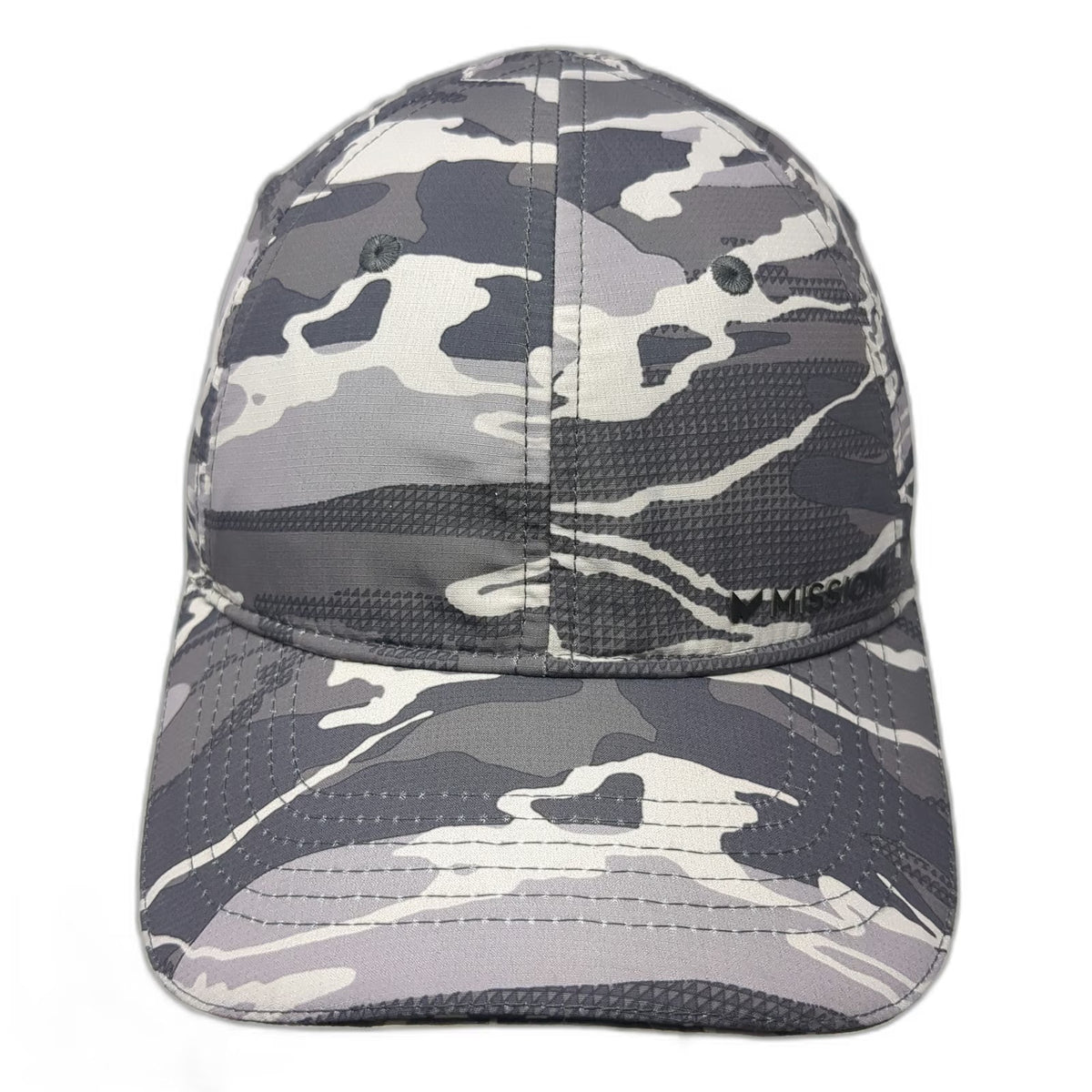 Mission Gray Camo One Size Baseball Cap Hat Strapback Tiger Stripe Cooling