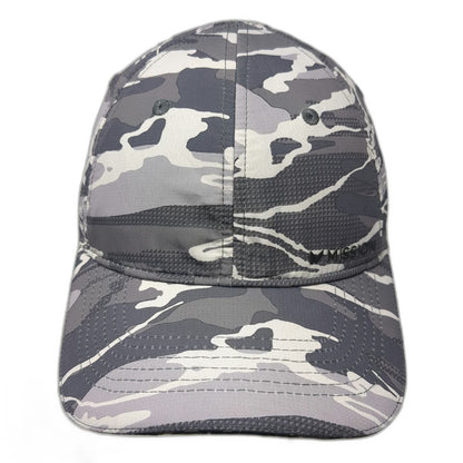 Mission Gray Camo One Size Baseball Cap Hat Strapback Tiger Stripe Cooling