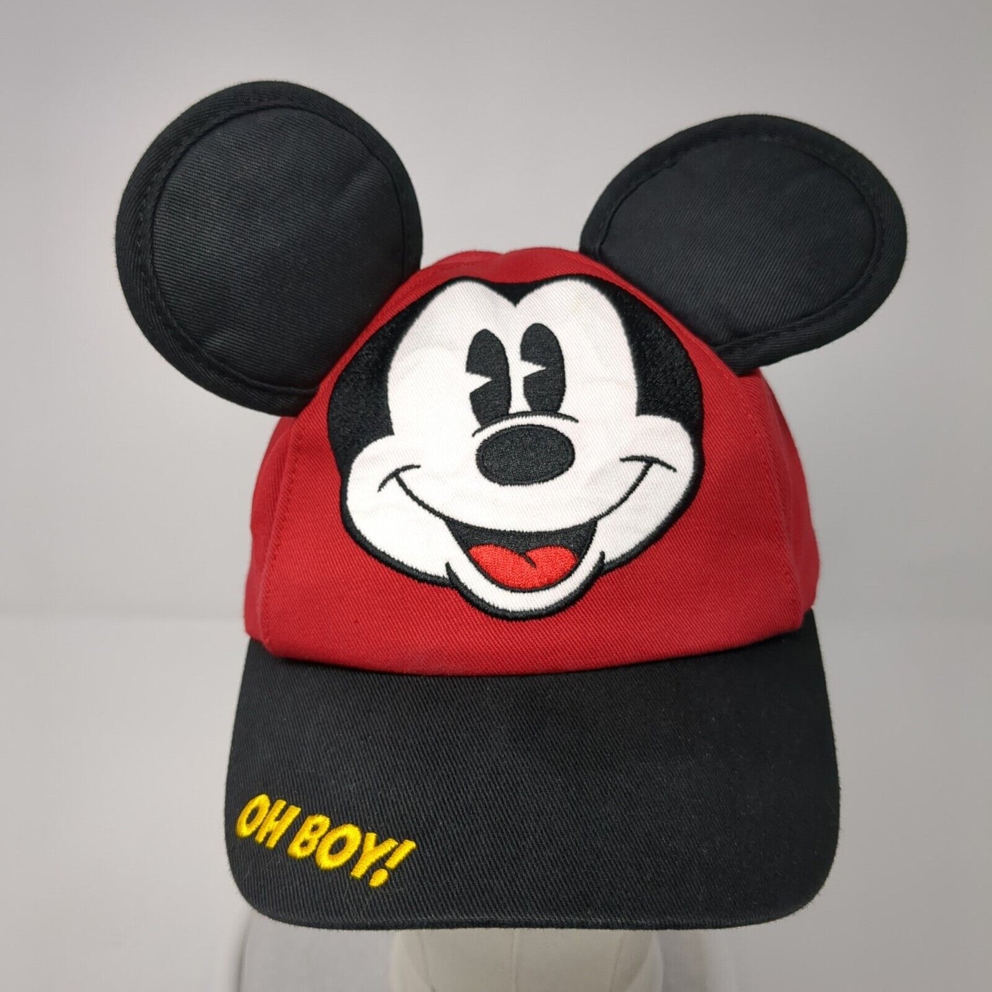 Mickey Mouse Ears Snapback Hat Red Toddler 51-53cm Oh Boy Disney Parks