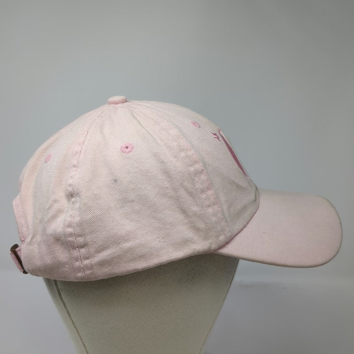 Relay Gear Baseball Cap Pink One Size American Cancer Society Moon Stripes Hat