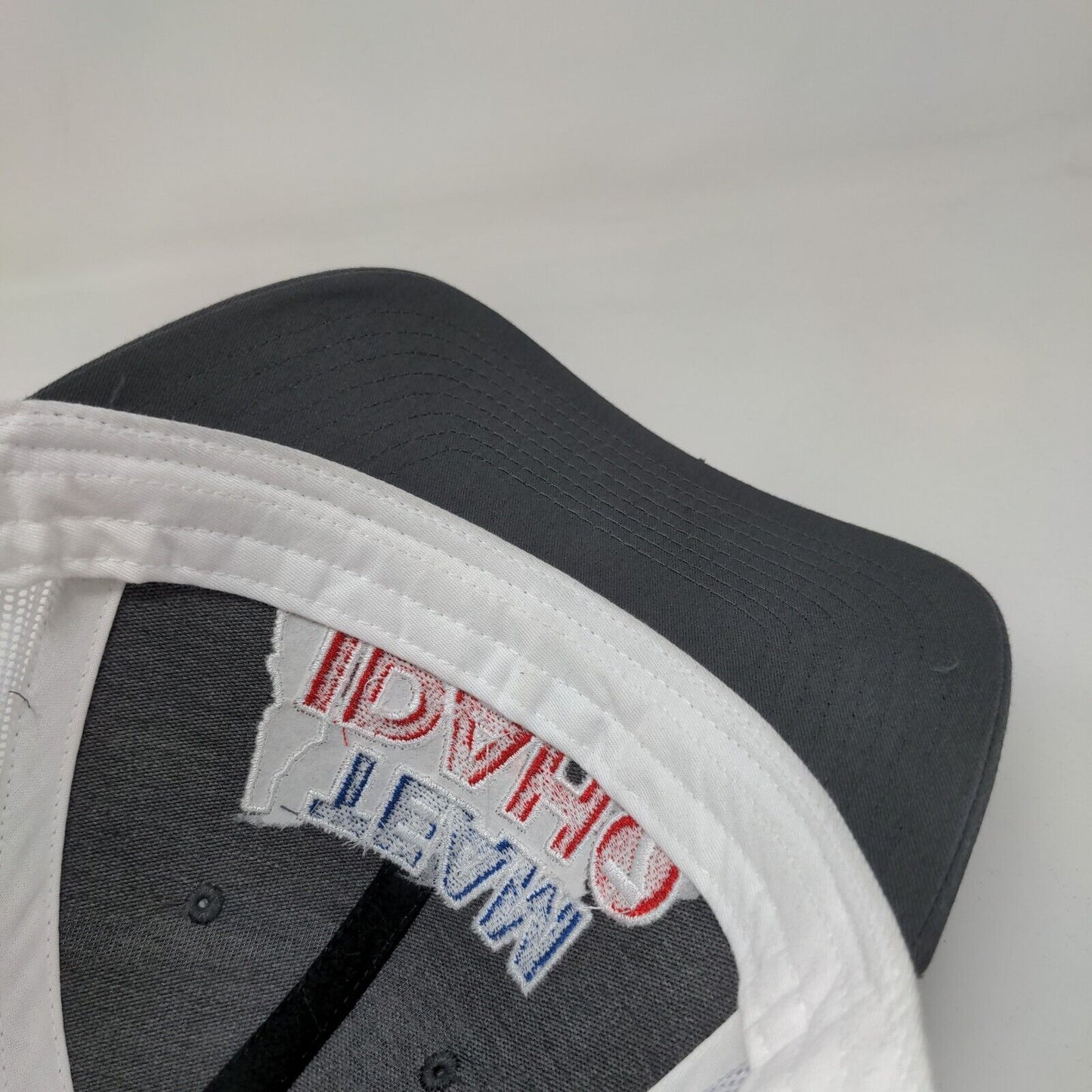 Team Idaho Snapback Mesh Back Trucker Hat Gray One Size Richardson