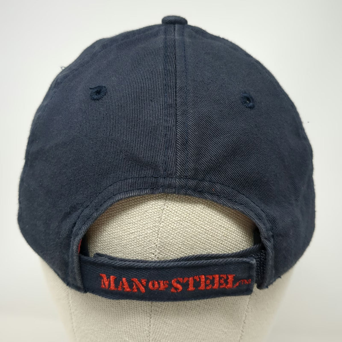 Superman Baseball Cap Blue One Size Man of Steel Embroidered Strapback Hat Logo