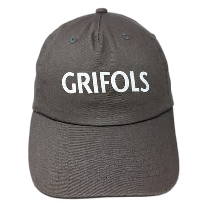 Hit Wear Grifols Baseball Cap Gray OSFM Strapback Hat Cotton Corporate Pharma