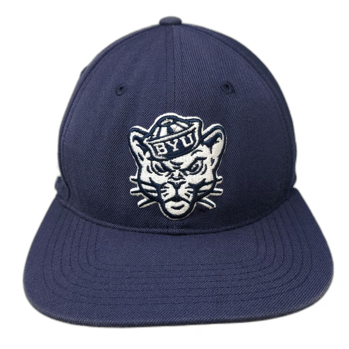 BYU Cougars NCAA 47 Brand Snapback Blue One Size Flat Brim Embroidered Logo Hat