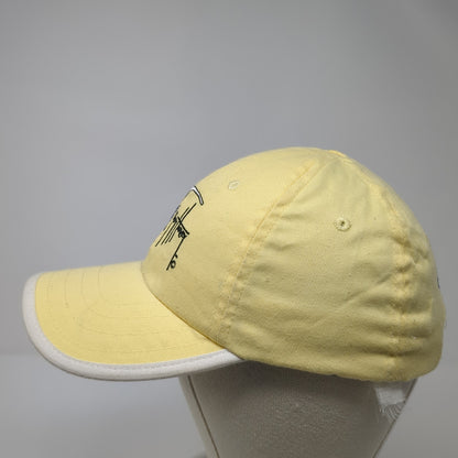 Guy Harvey Fish Cayman Islands Fitted Hat Yellow One Size Stretch