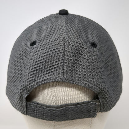 NBC Sports Baseball Cap Black One Size Mesh Strapback Hat Logo Peacock Media TV