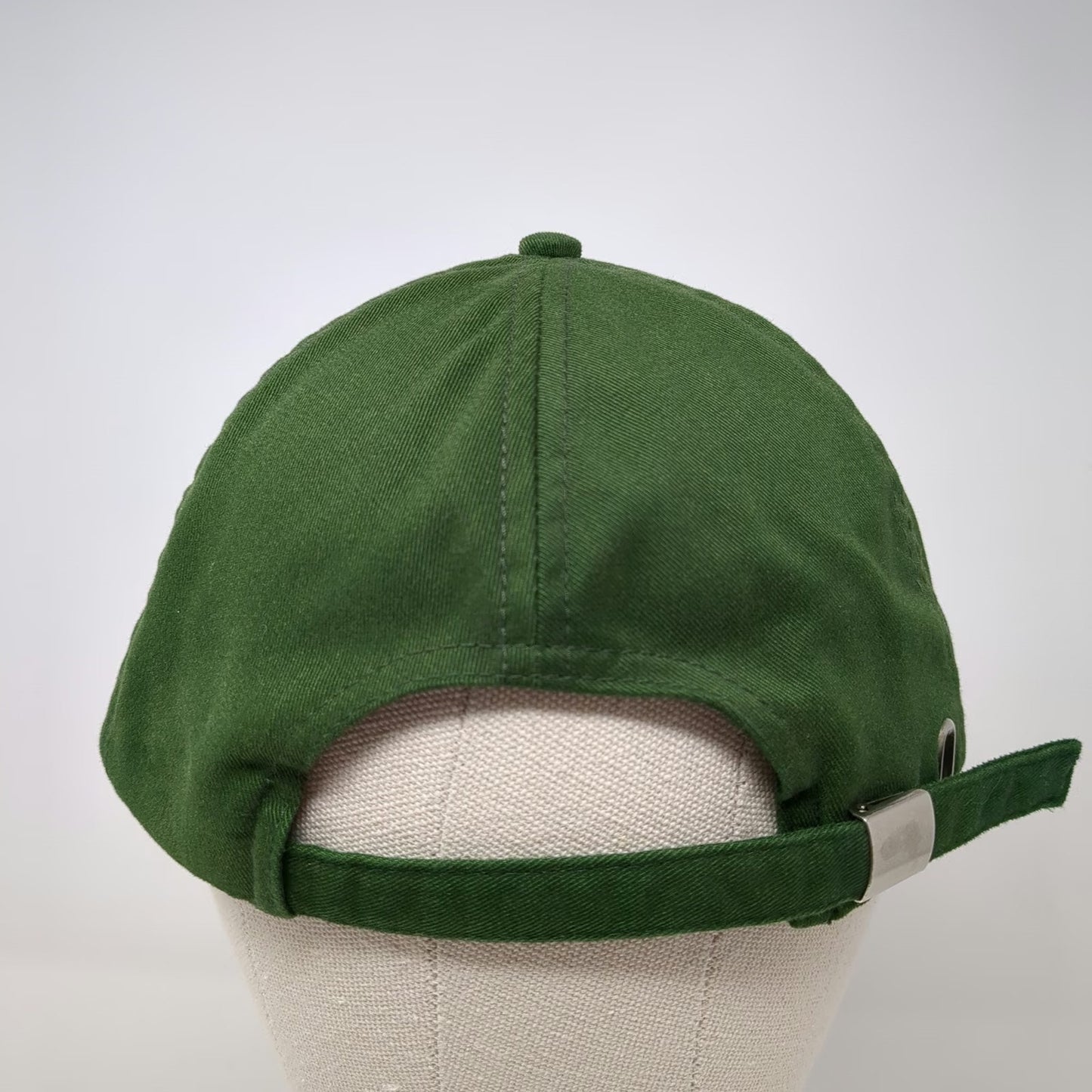 KC Caps John Deere Baseball Cap Green One Size Hat Slideback Logo Sandwich Brim