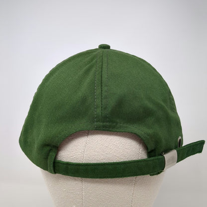 KC Caps John Deere Baseball Cap Green One Size Hat Slideback Logo Sandwich Brim