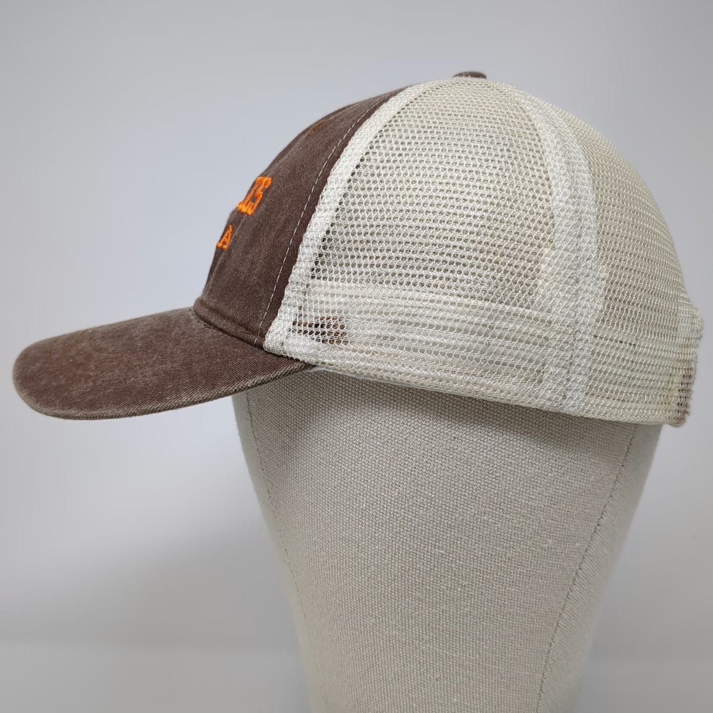Magu Distributors Brown Baseball Cap One Size Naples Florida Mesh Strapback hat