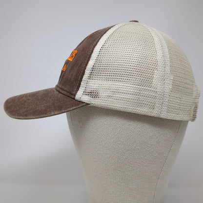 Magu Distributors Brown Baseball Cap One Size Naples Florida Mesh Strapback hat