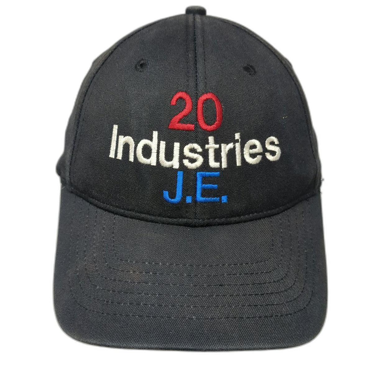 KC Caps Baseball Cap Black M J.E. Industries 20 Percent Stretch Fit Hat Gray