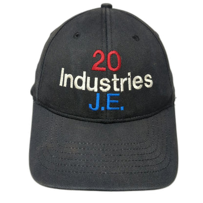 KC Caps Baseball Cap Black M J.E. Industries 20 Percent Stretch Fit Hat Gray