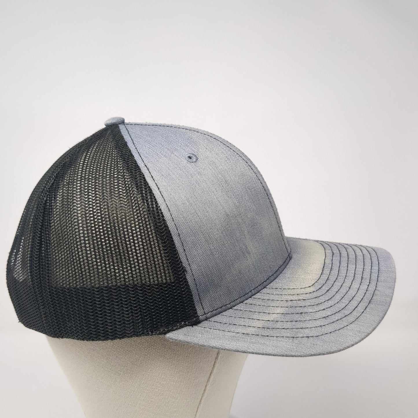 Get Moving Forward Logo Snapback Trucker Hat Gray One Size Colorblock