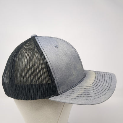 Get Moving Forward Logo Snapback Trucker Hat Gray One Size Colorblock