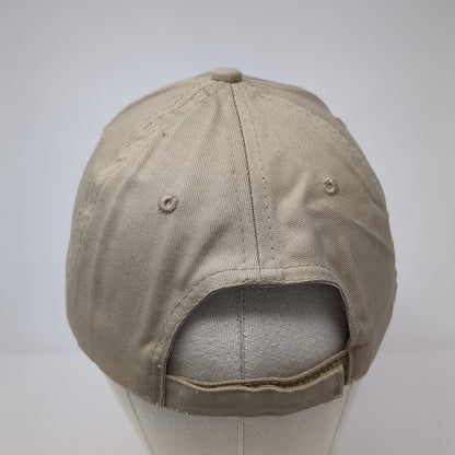 Front Sight First Family Strapback Hat Tan One Size Embroidered Otto
