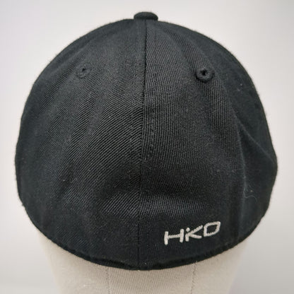 Flexfit Baseball Cap Black 7 1/4 In Water We Live HKD Hooked Isaac Long Hat