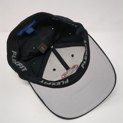 US Navy Rotary Wing Weapons School Fitted Hat Black Size S/M Embroidered Logo