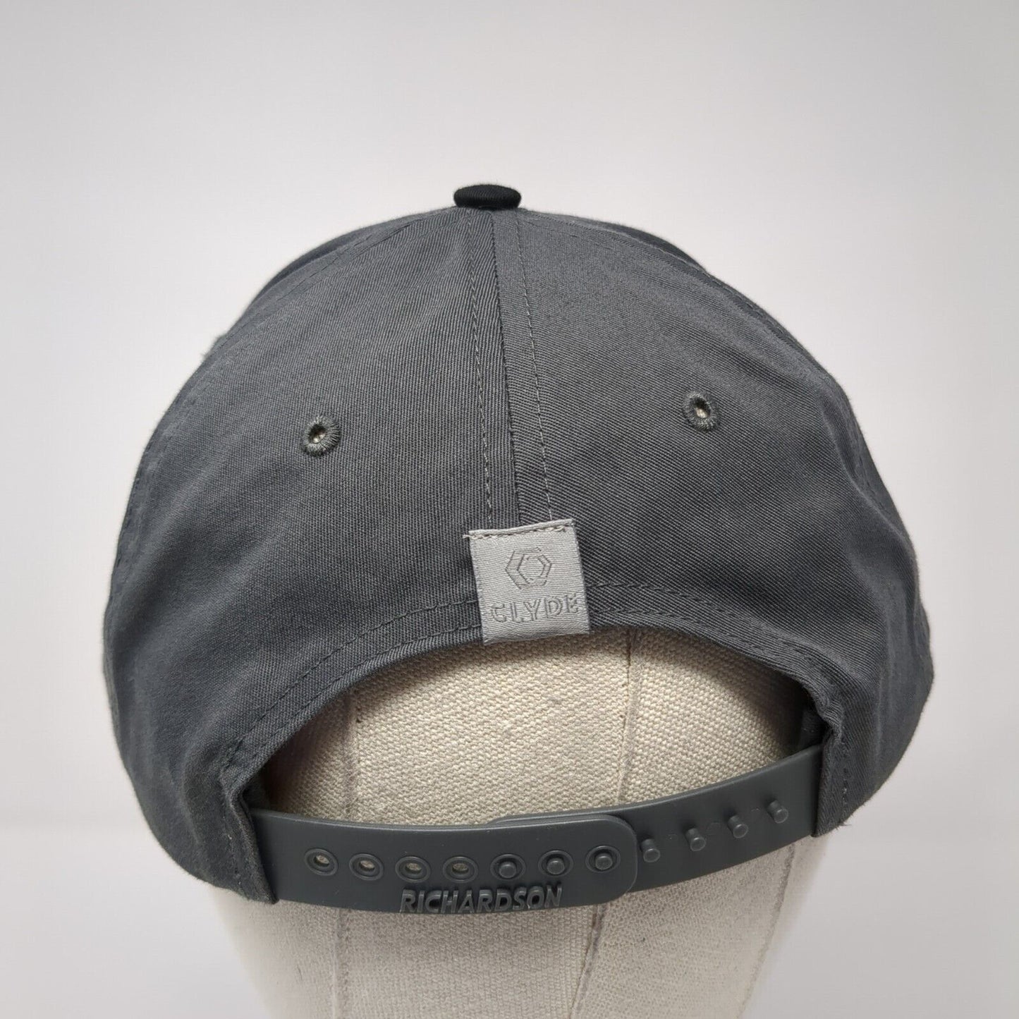 Sunroc Snapback Hat Black One Size Colorblock Clyde Richardson 6 Panel
