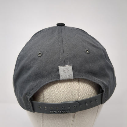 Sunroc Snapback Hat Black One Size Colorblock Clyde Richardson 6 Panel