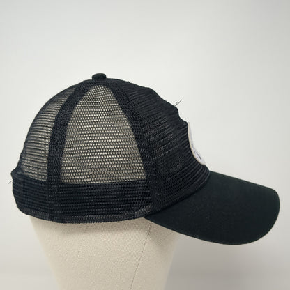 ZYIA Patch Snapback Trucker Hat Black One Size Mesh Back Adjustable