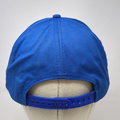 J Hats Aquarium of the Americas Hat Blue One Size 5 Panel Snapback Cotton Fish