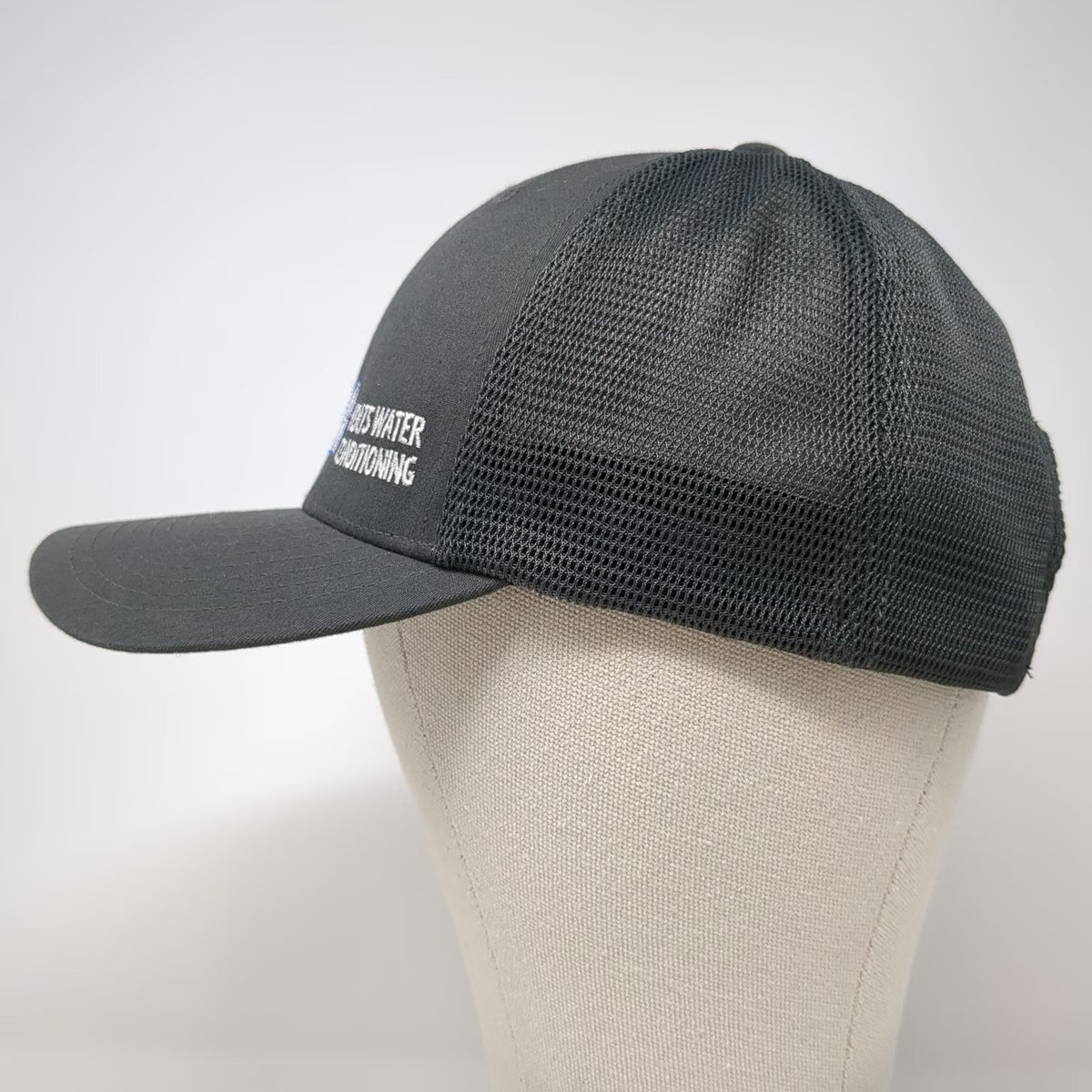 Yupoong Trucker Hat Gray One Size Holts Water Conditioning Mesh Back Snapback