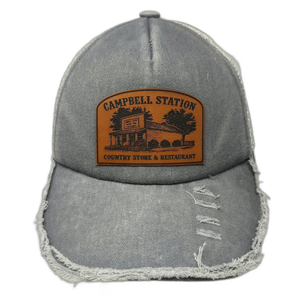 Campbell Station Country Store Restaurant Trucker Hat Gray One Size Snapback
