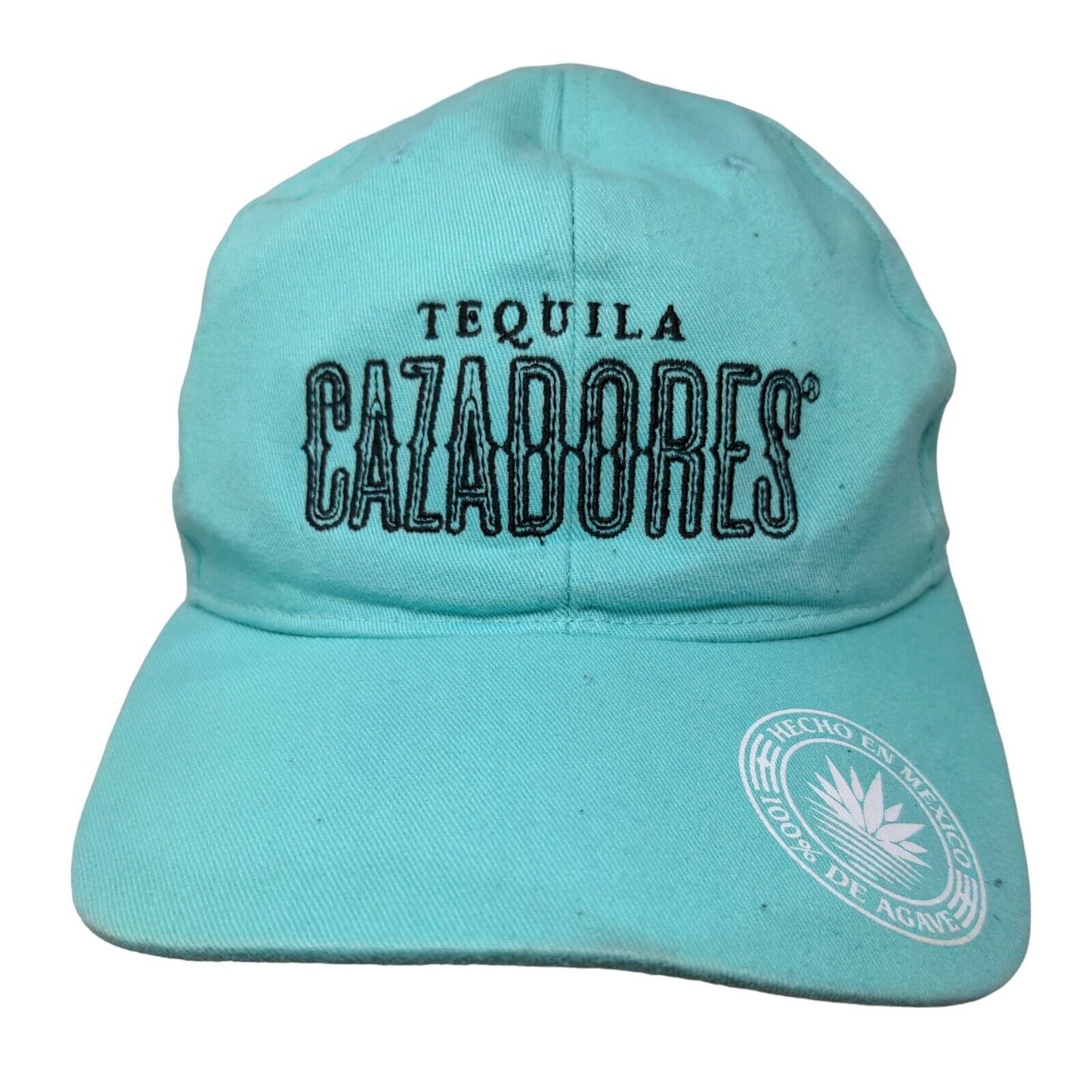 Cazadores Tequila Strapback Hat Blue One Size Embroidered Adjustable